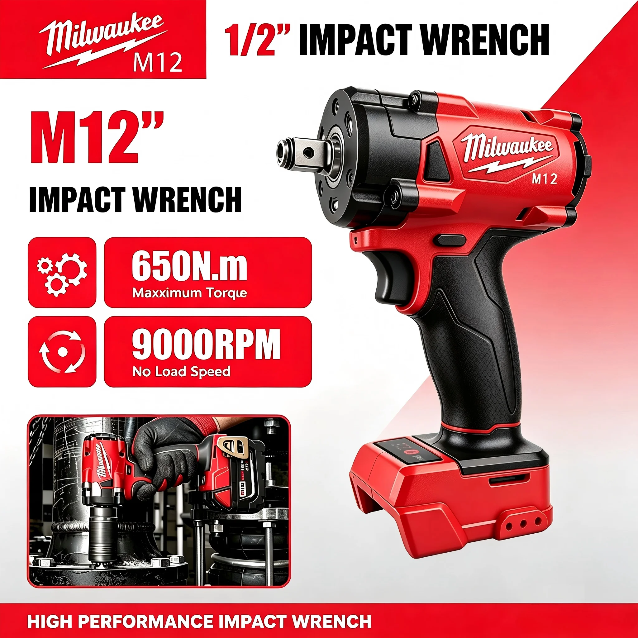 Milwaukee Drill M18 Fuel - Milwaukee M12 1/2' M18 FUEL Brushless