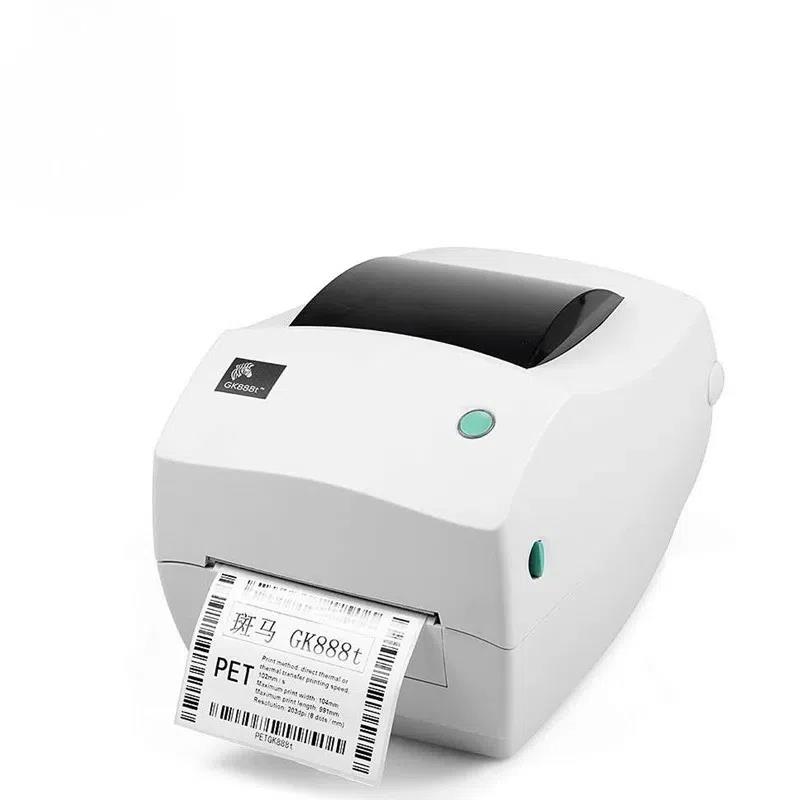 Commercial Printing News - Printer kode batang Zebra GK888T asli