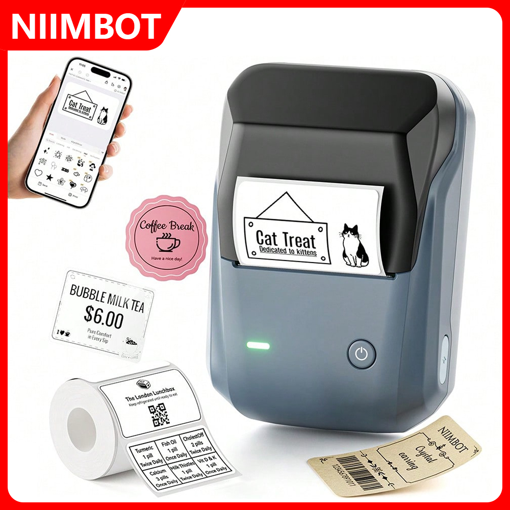 Commercial Printing Labels - NIIMBOT B1 Printer Termal Portabel 2