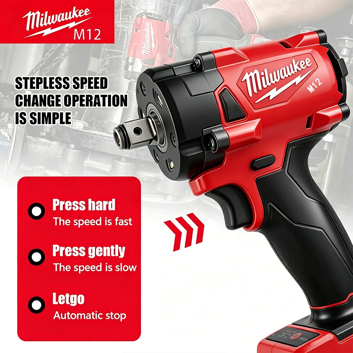 Milwaukee M12 1/2' M18 FUEL Br - Milwaukee Drill M18 Fuel ulasan dan harga