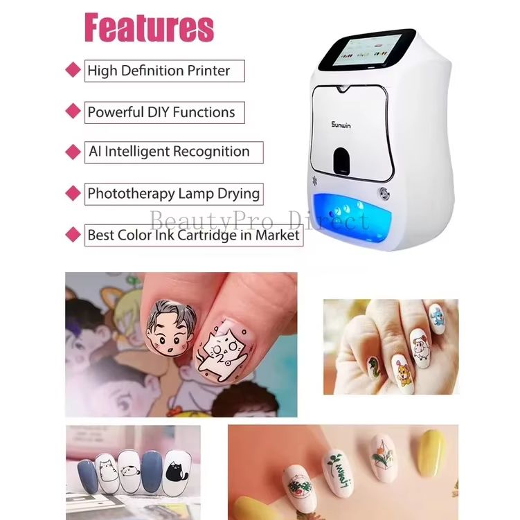Mesin Printer Kuku 3D Digital  - Commercial Digital Printing Machine ulasan dan harga