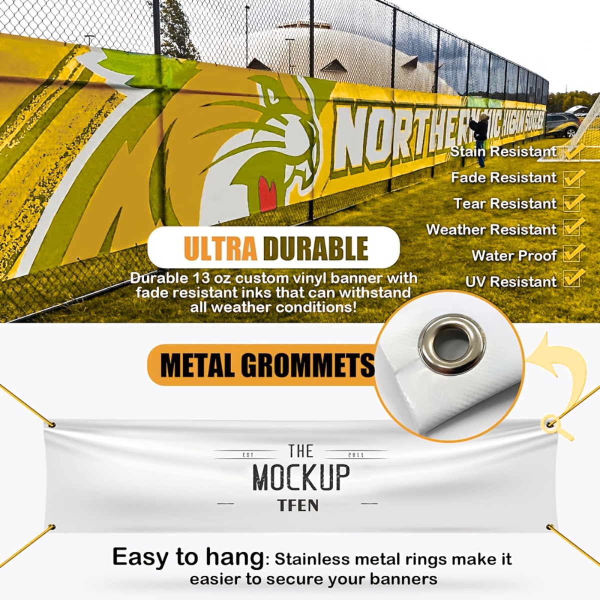 Spanduk Vinyl Kustom Desain Lo - Commercial Vinyl Printing ulasan dan harga