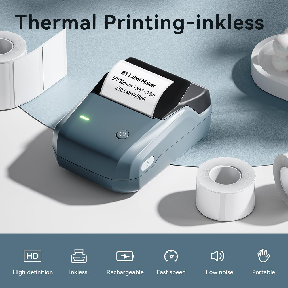 NIIMBOT B1 Printer Termal Port - Commercial Printing Labels ulasan dan harga