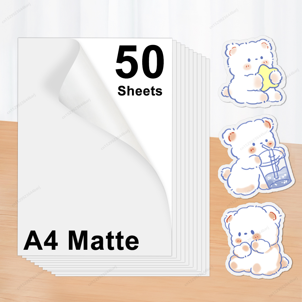 Stiker vinil meja cetak Matte  - Commercial Vinyl Printing ulasan dan harga